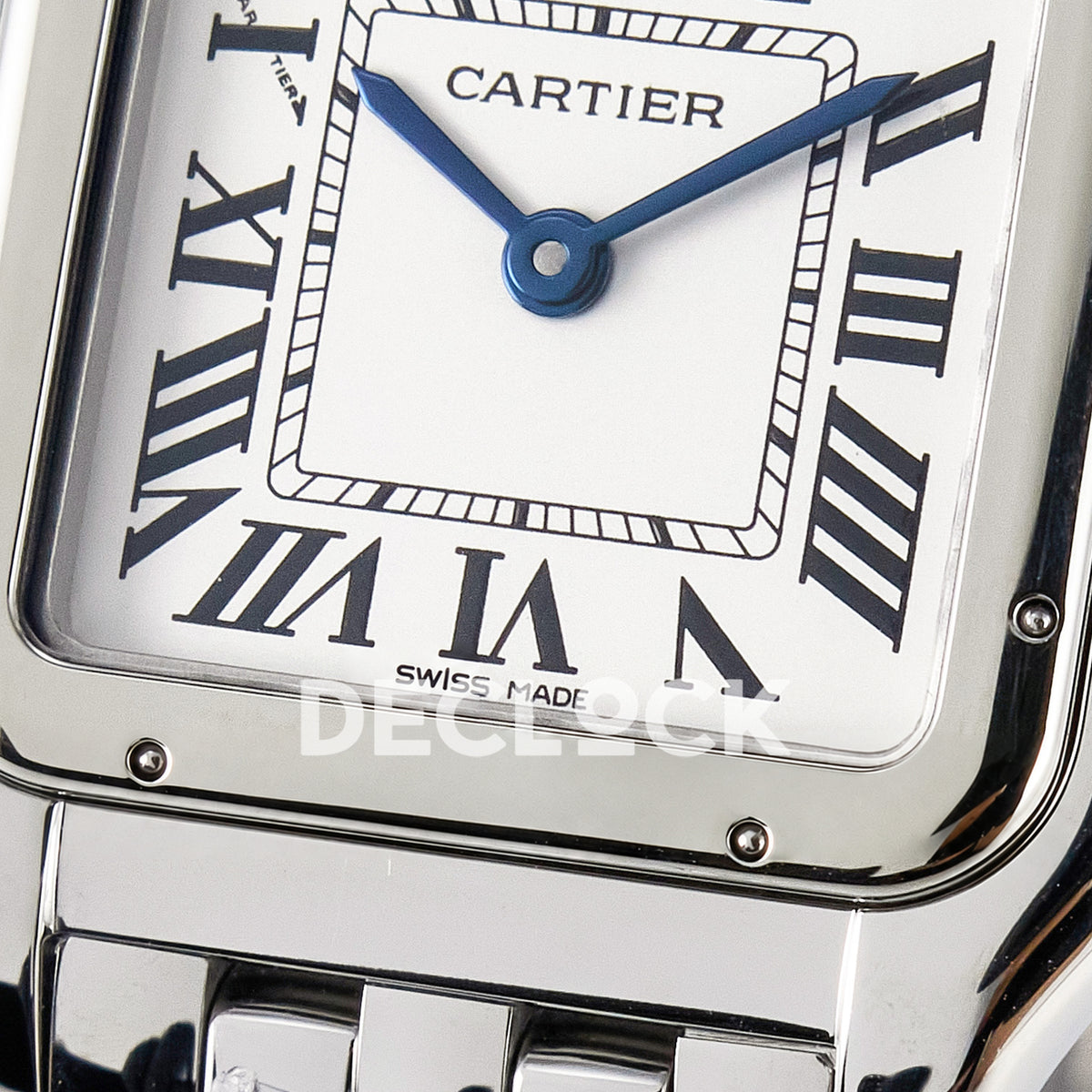 Panthère De Cartier Small 27x22mm Steel White Dial Asian AAA+ Replica – dial detail 10