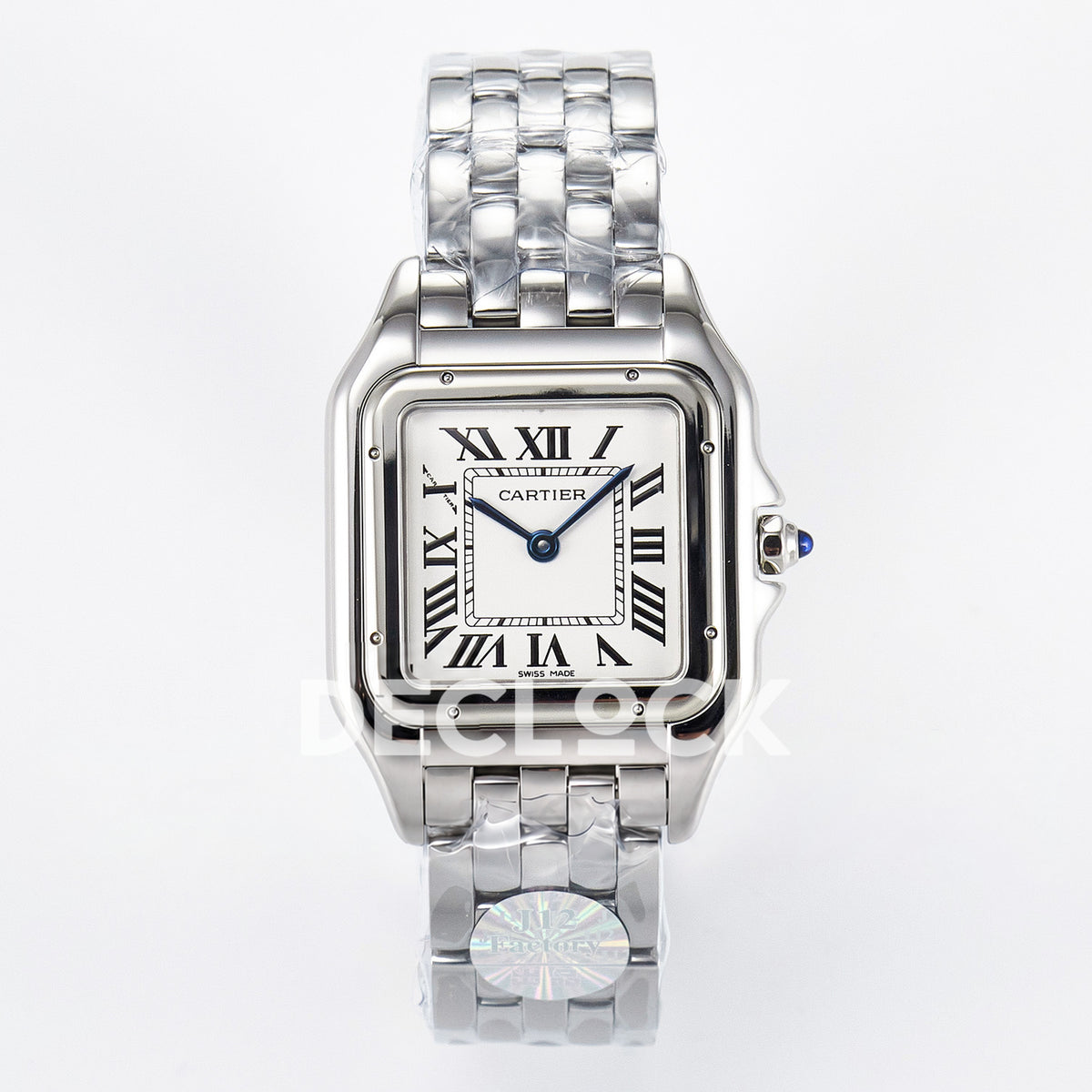 Panthère De Cartier Small 27x22mm Steel White Dial Asian AAA+ Replica – front 01