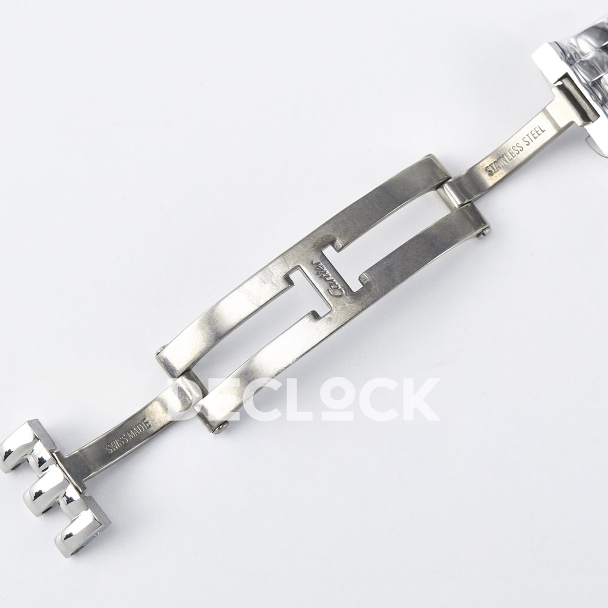 Panthère De Cartier Small 27x22mm Steel White Dial Asian AAA+ Replica – watch detail 18