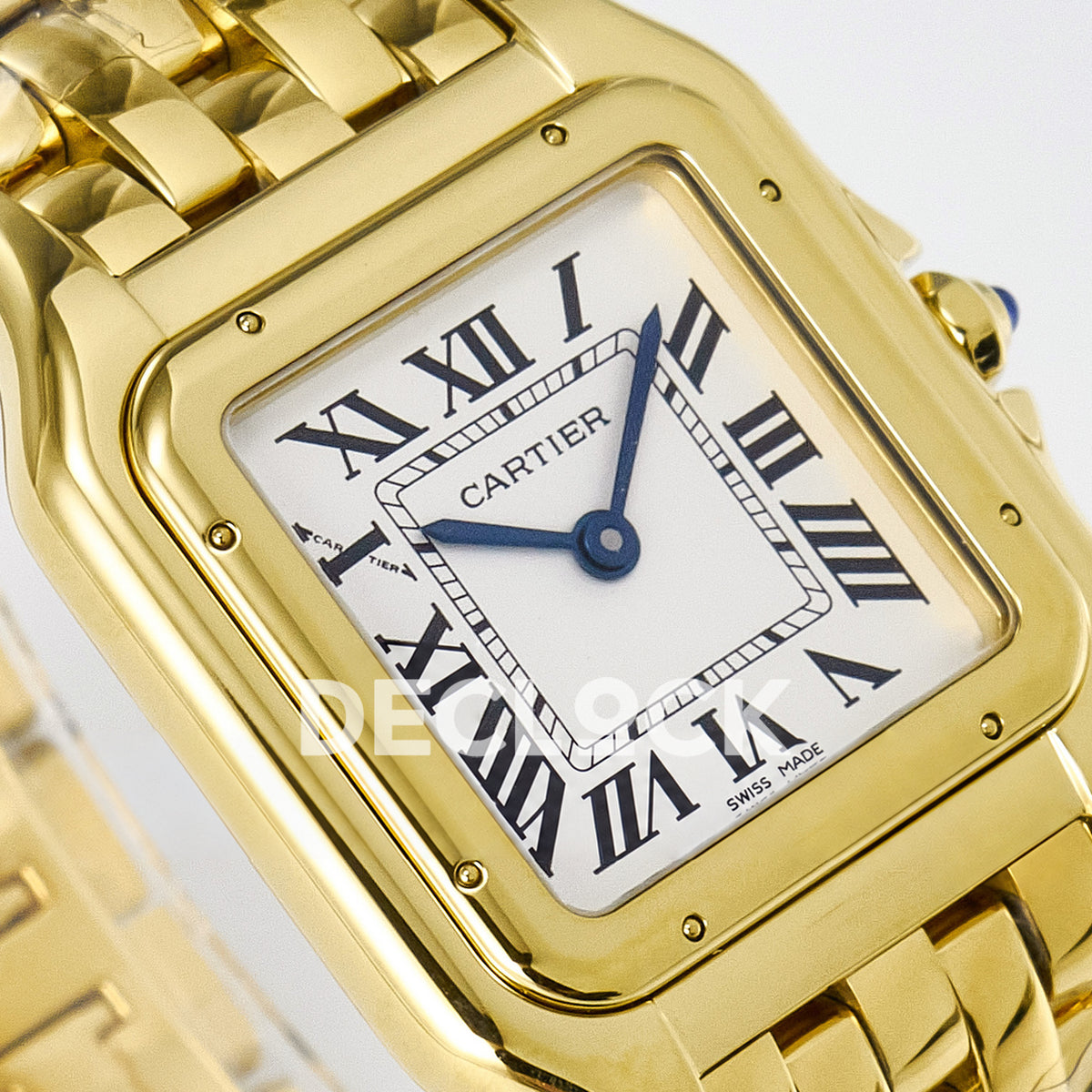 Panthère De Cartier Small 27x22mm Yellow Gold White Dial Asian AAA+ Replica – angle 04