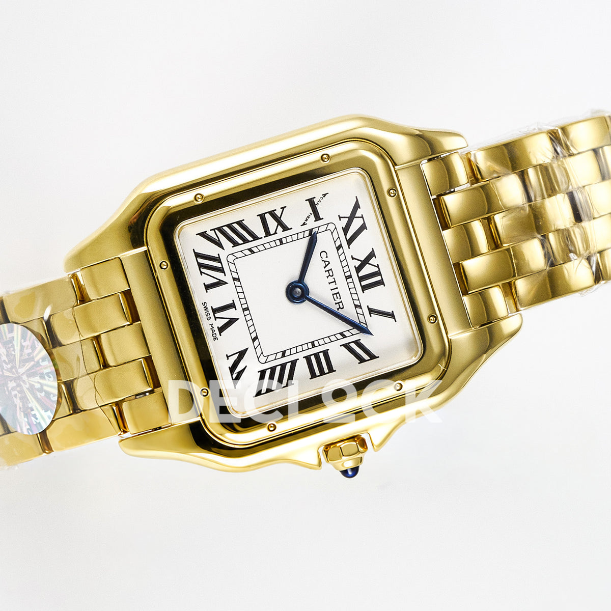 Panthère De Cartier Small 27x22mm Yellow Gold White Dial Asian AAA+ Replica – angle 07