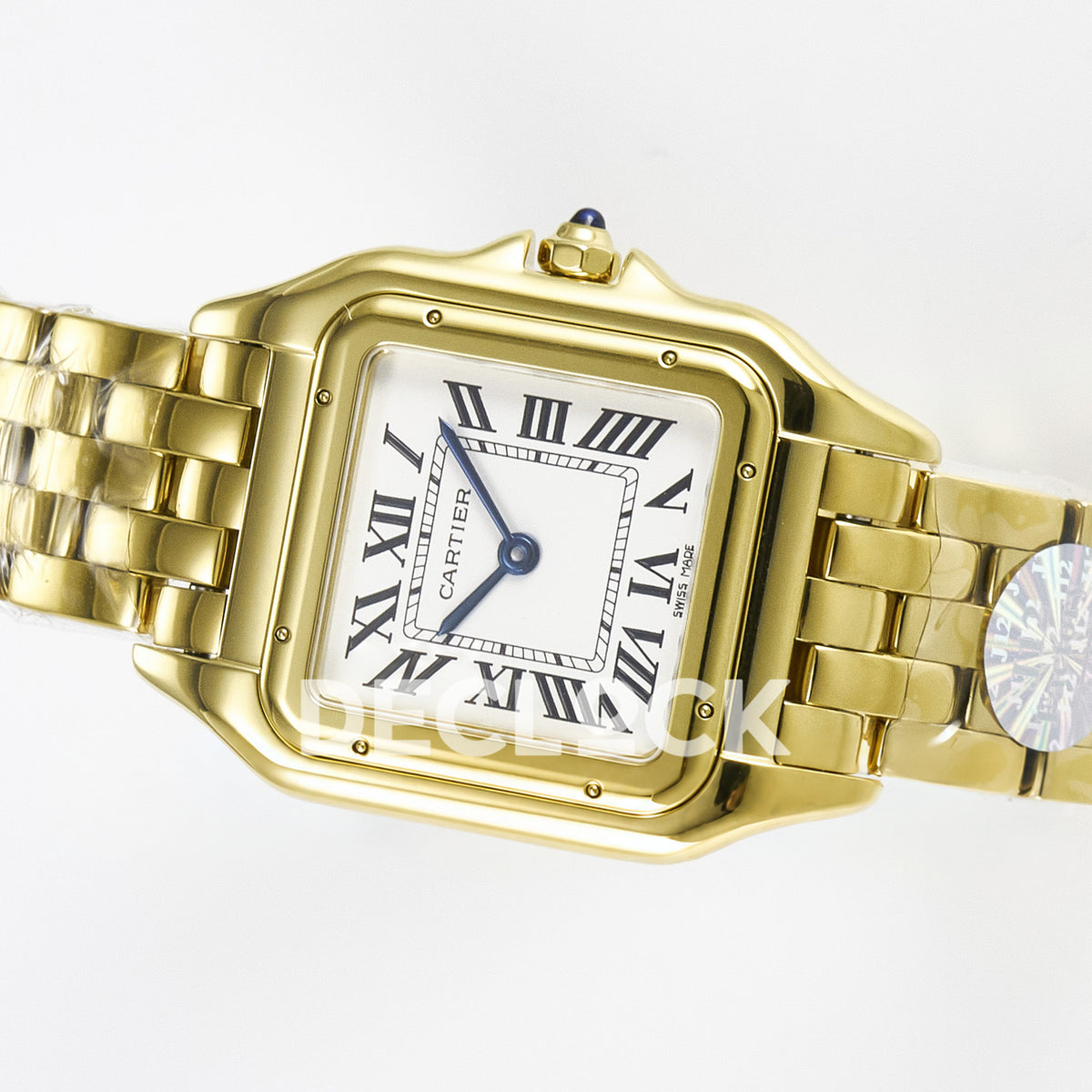 Panthère De Cartier Small 27x22mm Yellow Gold White Dial Asian AAA+ Replica – angle 08