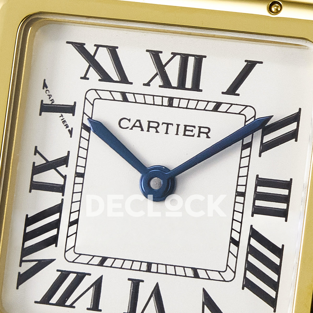 Panthère De Cartier Small 27x22mm Yellow Gold White Dial Asian AAA+ Replica – dial detail 09