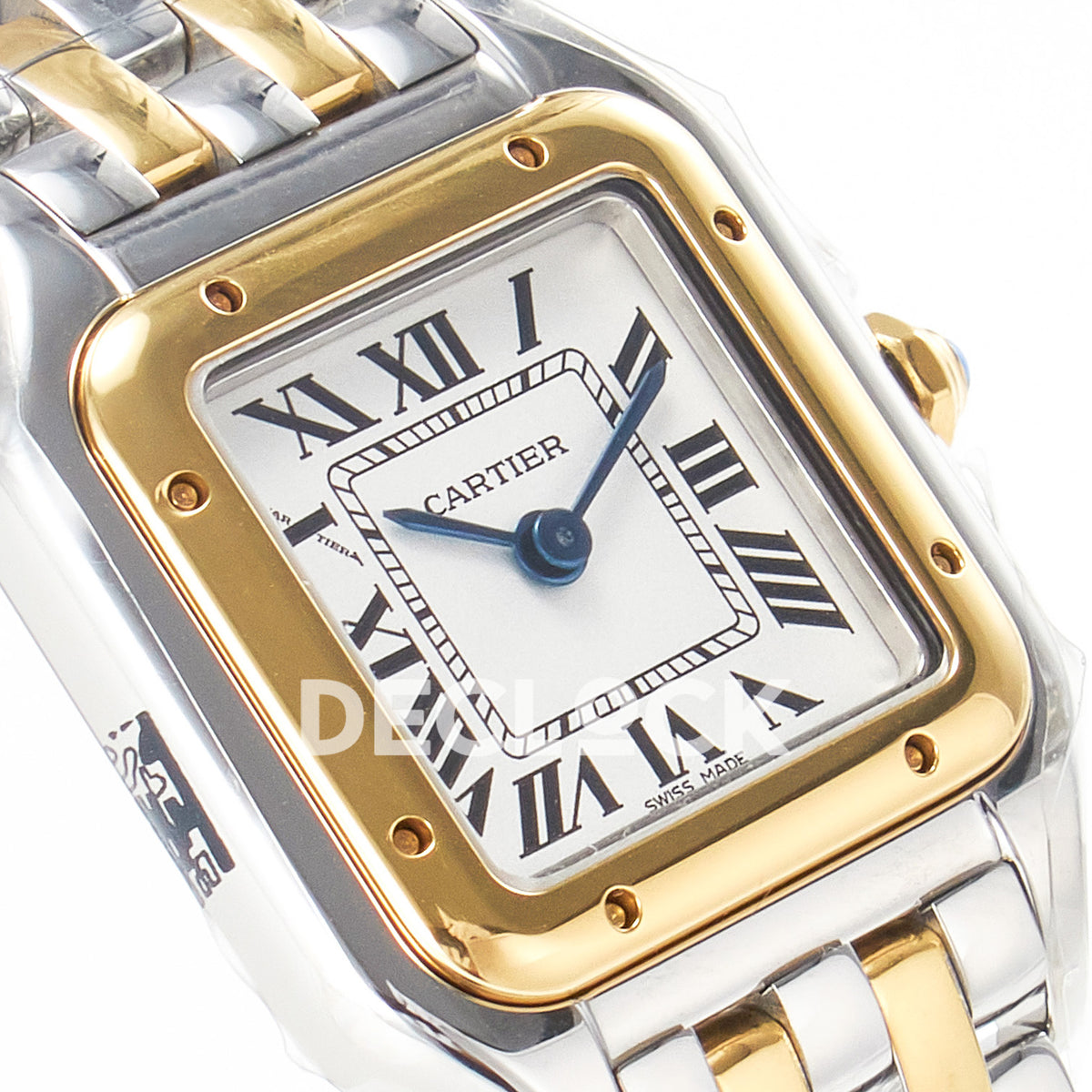 Panthère De Cartier Small 30x22mm Steel & Yellow Gold White Dial Asian AAA+ Replica – angle 03