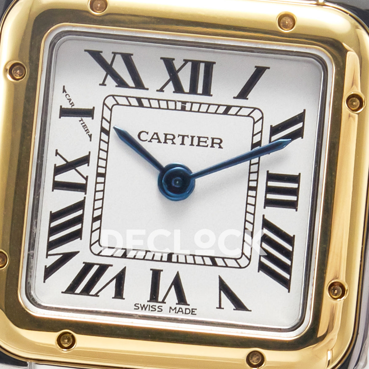 Panthère De Cartier Small 30x22mm Steel & Yellow Gold White Dial Asian AAA+ Replica – dial detail 09