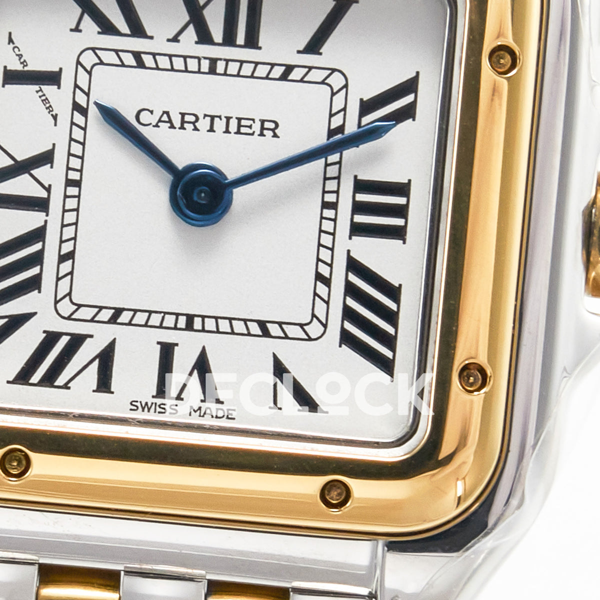 Panthère De Cartier Small 30x22mm Steel & Yellow Gold White Dial Asian AAA+ Replica – dial detail 10
