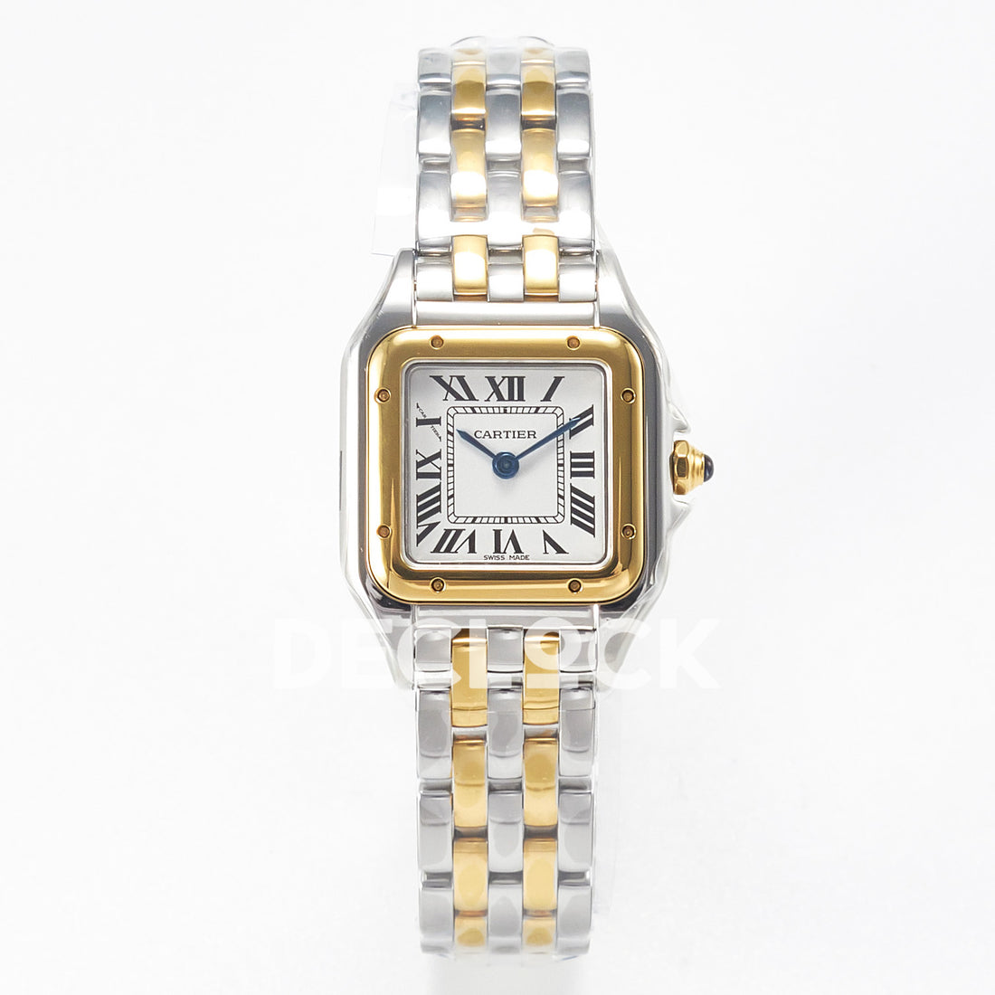 Panthère De Cartier Small 30x22mm Steel & Yellow Gold White Dial Asian AAA+ Replica – front 01 W2PN0006