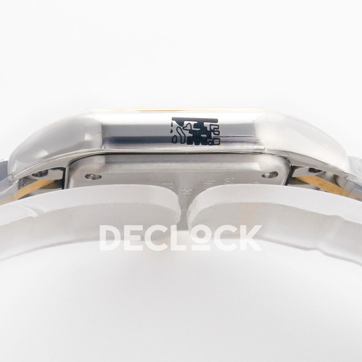 Panthère De Cartier Small 30x22mm Steel & Yellow Gold White Dial Asian AAA+ Replica – watch detail 12