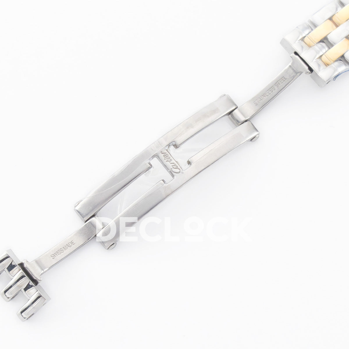 Panthère De Cartier Small 30x22mm Steel & Yellow Gold White Dial Asian AAA+ Replica – watch detail 18