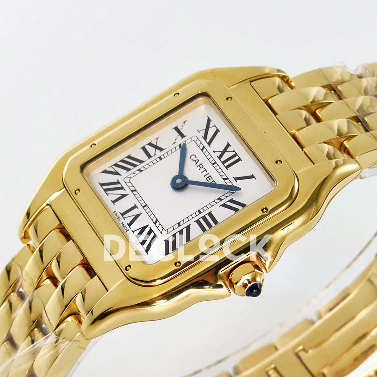 Panthère De Cartier Small 30x22mm Yellow Gold White Dial Asian AAA+ Replica – angle 05