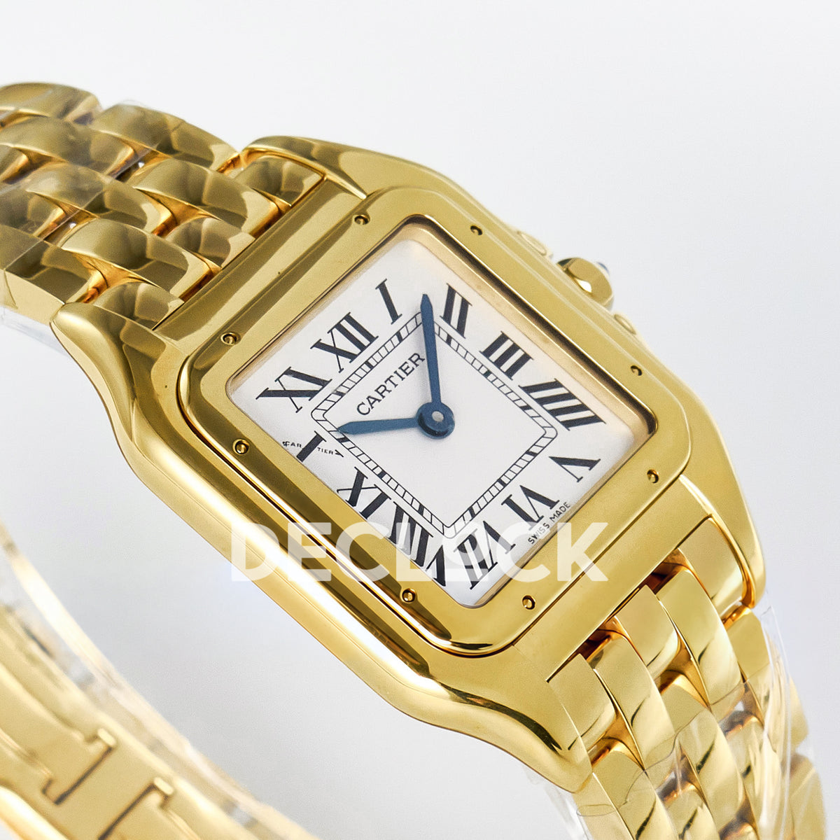 Panthère De Cartier Small 30x22mm Yellow Gold White Dial Asian AAA+ Replica – angle 06