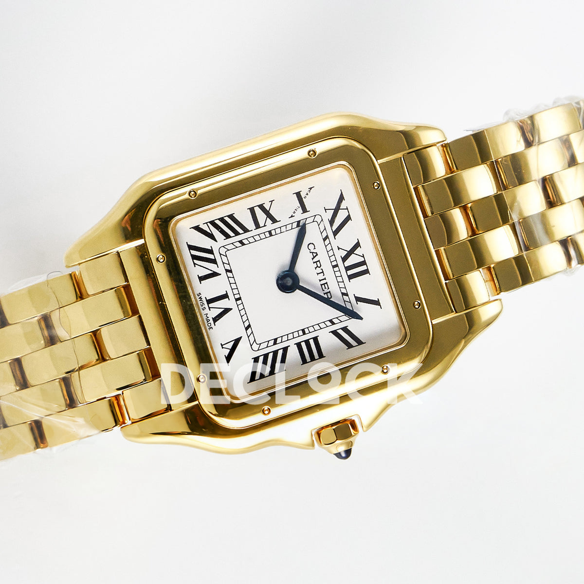 Panthère De Cartier Small 30x22mm Yellow Gold White Dial Asian AAA+ Replica – angle 07