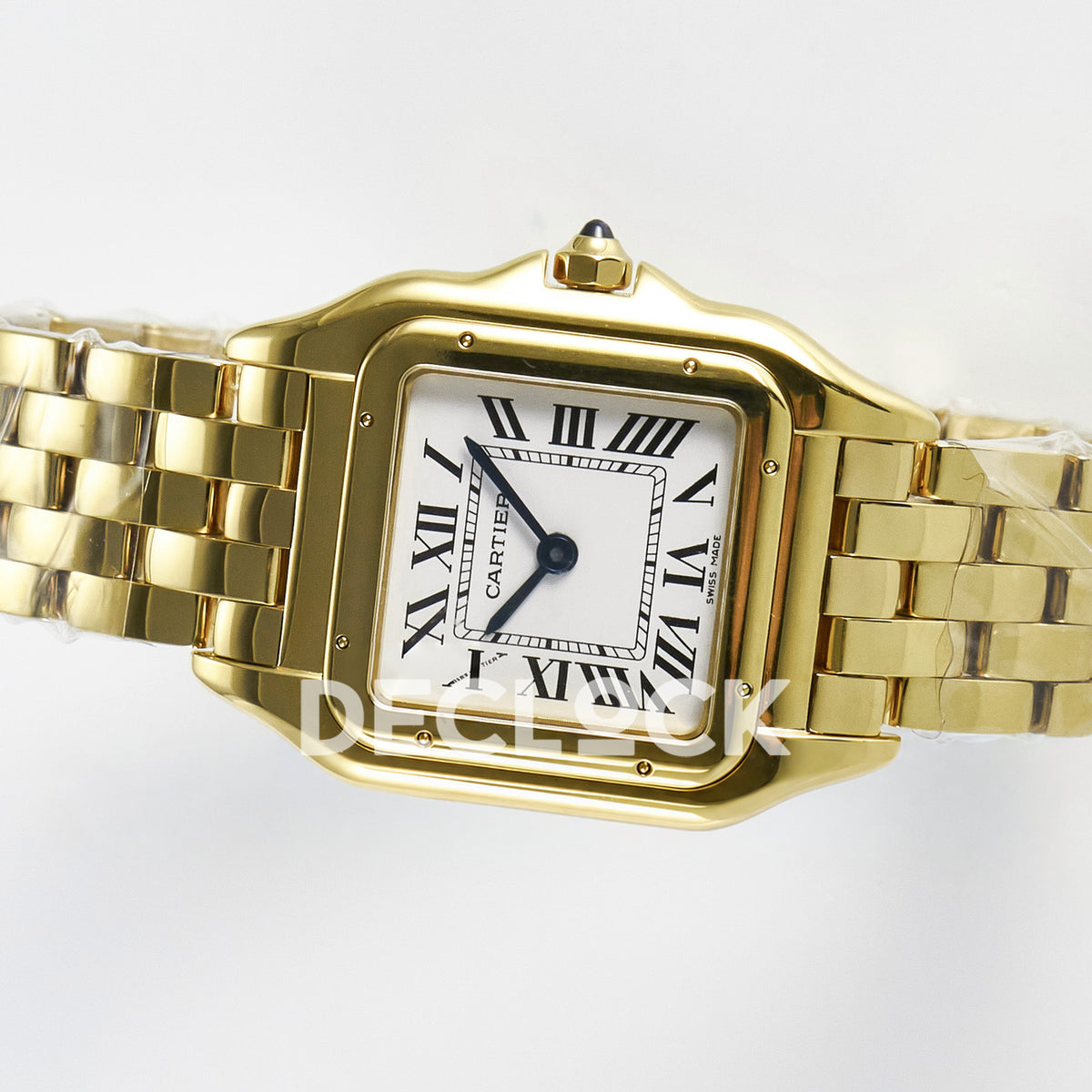 Panthère De Cartier Small 30x22mm Yellow Gold White Dial Asian AAA+ Replica – angle 08