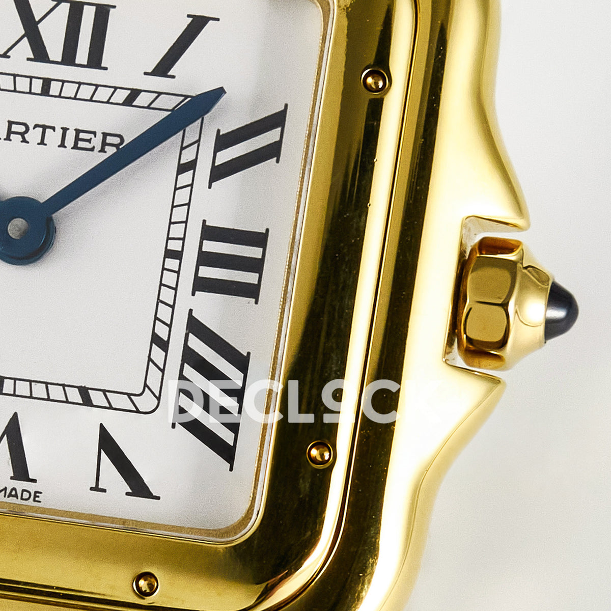 Panthère De Cartier Small 30x22mm Yellow Gold White Dial Asian AAA+ Replica – dial detail 10