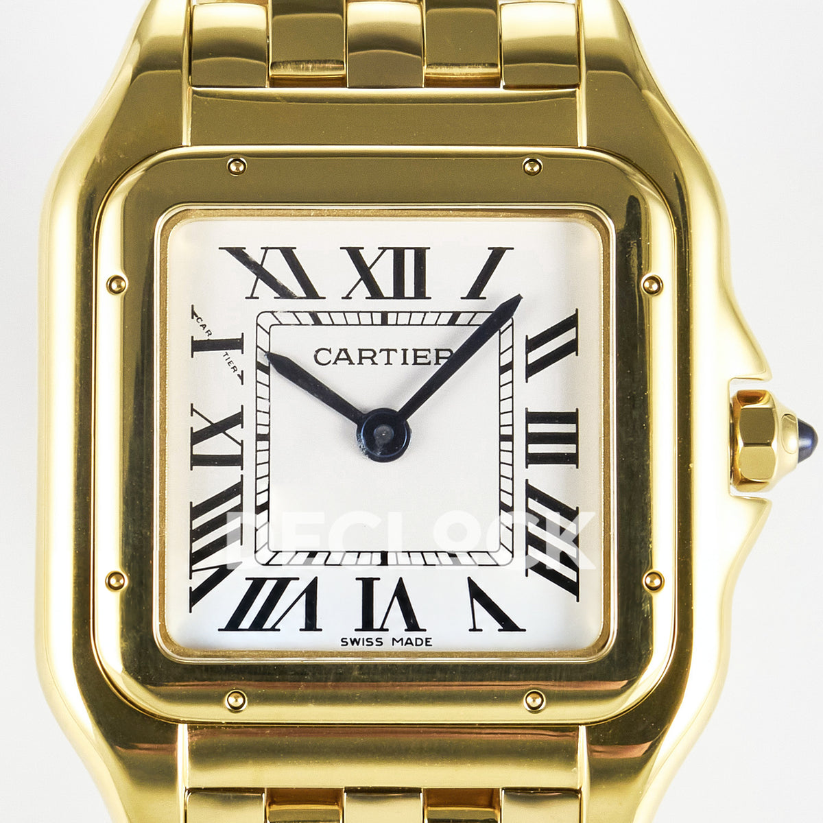Panthère De Cartier Small 30x22mm Yellow Gold White Dial Asian AAA+ Replica – dial front 02