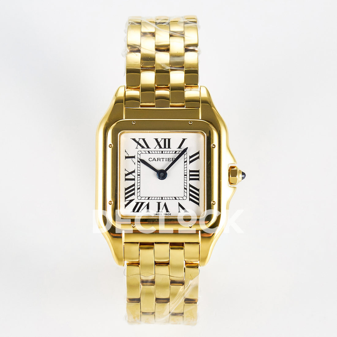 Panthère De Cartier Small 30x22mm Yellow Gold White Dial Asian AAA+ Replica – front 01 WGPN0008
