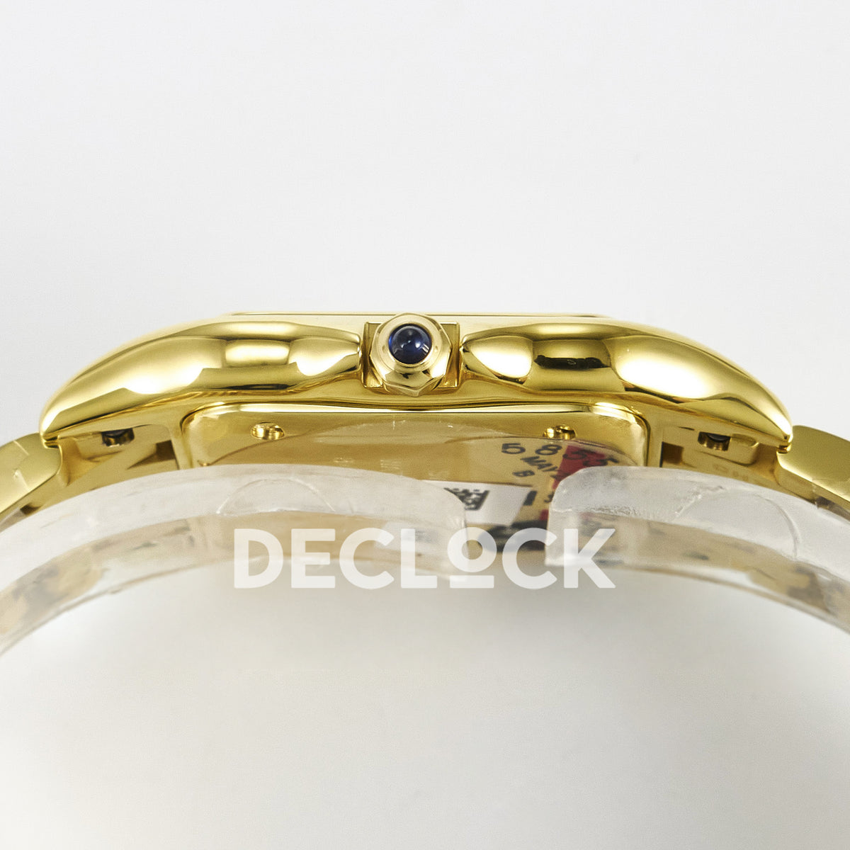 Panthère De Cartier Small 30x22mm Yellow Gold White Dial Asian AAA+ Replica – watch detail 12