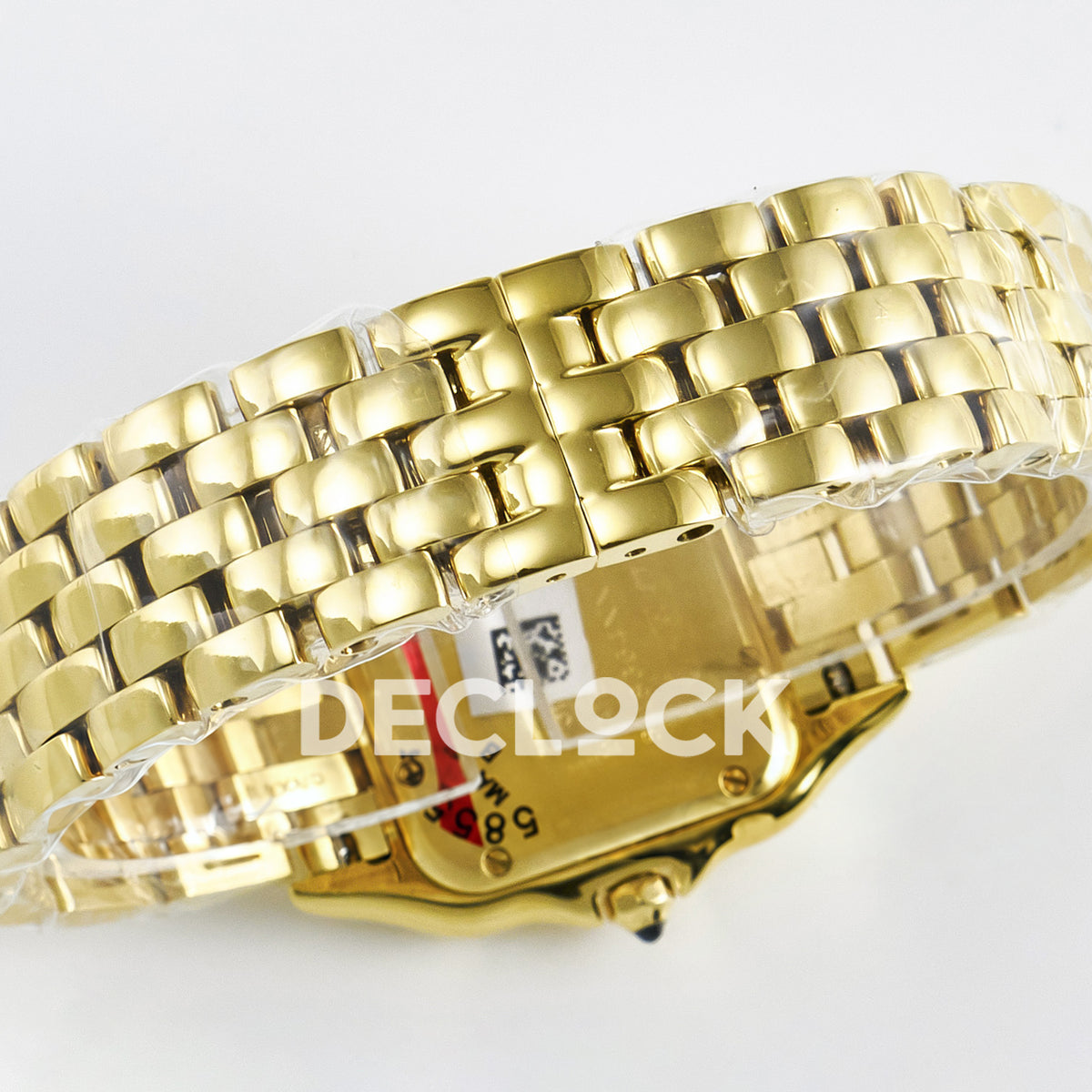 Panthère De Cartier Small 30x22mm Yellow Gold White Dial Asian AAA+ Replica – watch detail 13