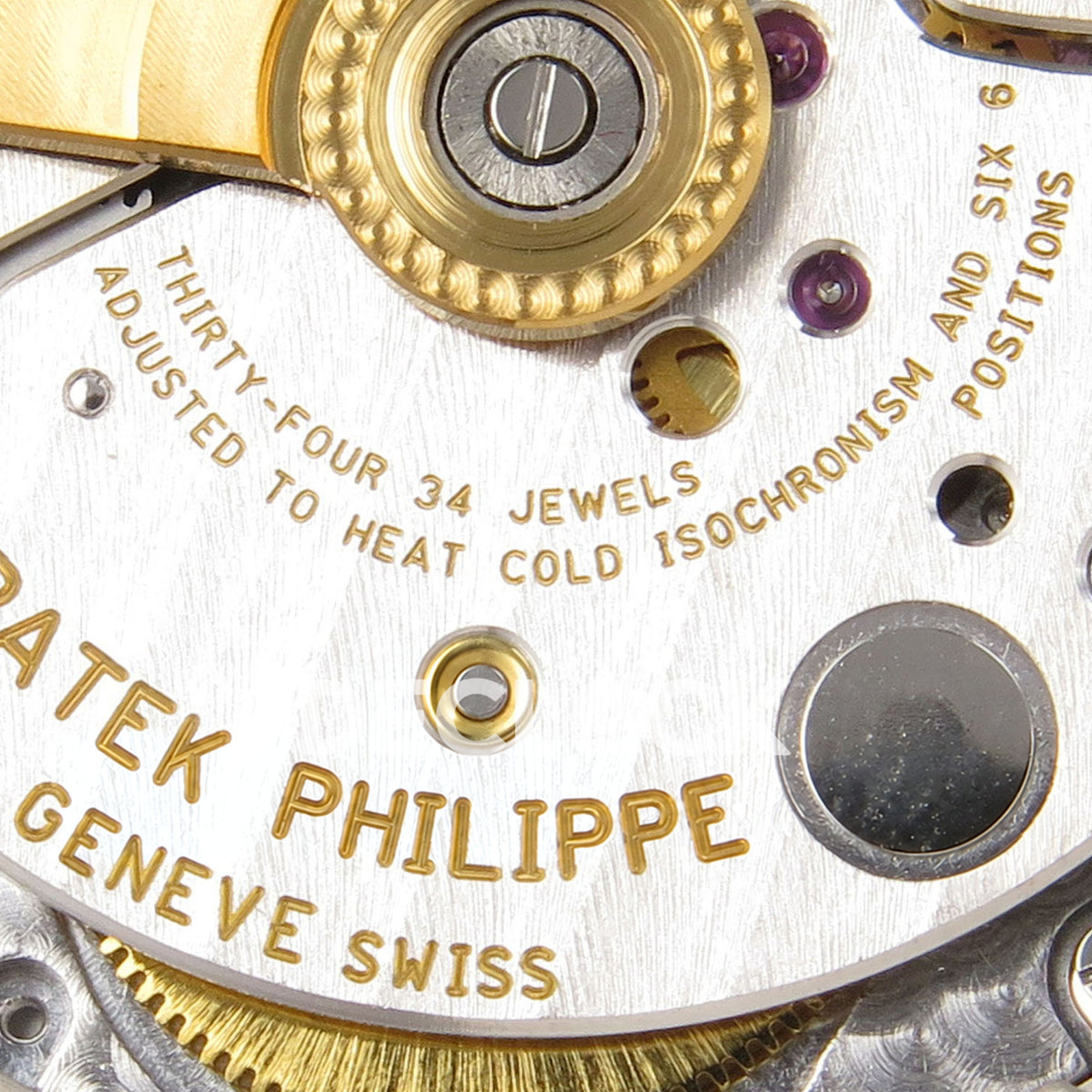 Patek Philippe Aquanaut 5168G APWF replica - original THIRTY FOUR 34 JEWELS and adjustment inscriptions