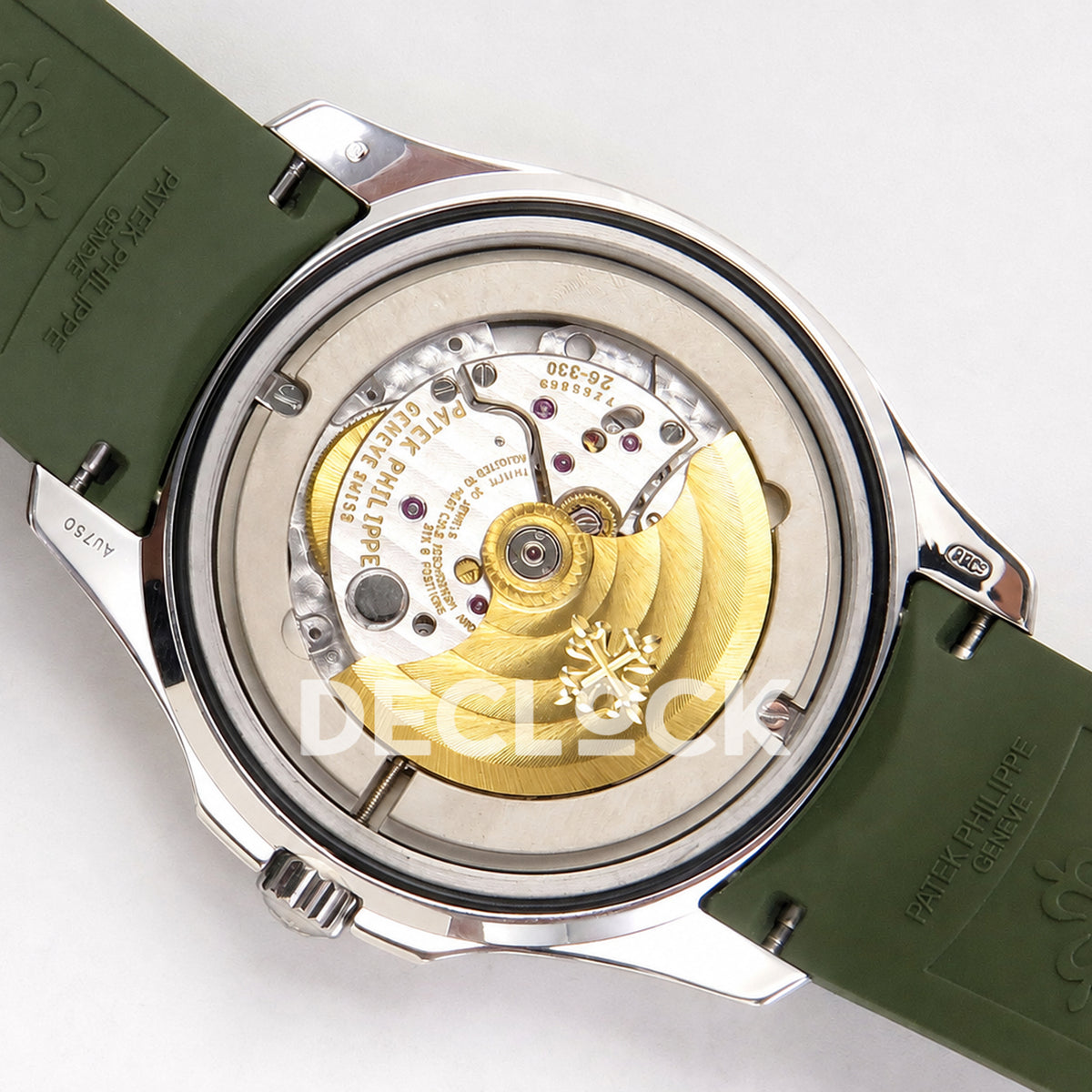 Patek Philippe Aquanaut 5168G 42mm DDF 1Green Dial on Green Rubber Strap DPB330 Super Clone (Weighted)