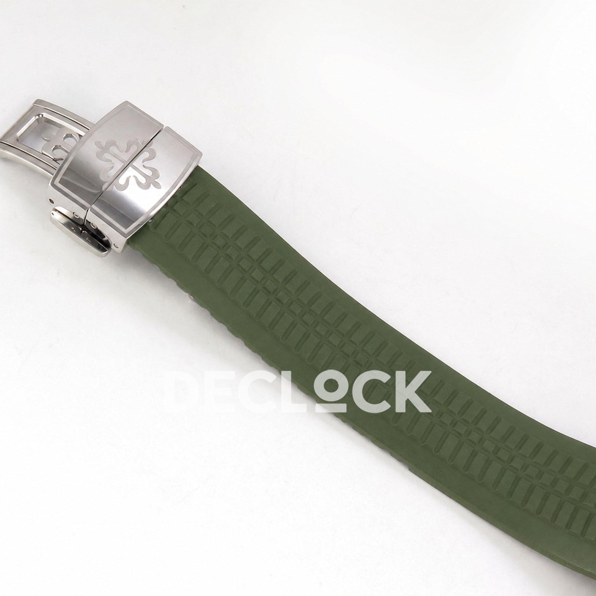 Patek Philippe Aquanaut 5168G 42mm DDF 1Green Dial on Green Rubber Strap DPB330 Super Clone (Weighted)