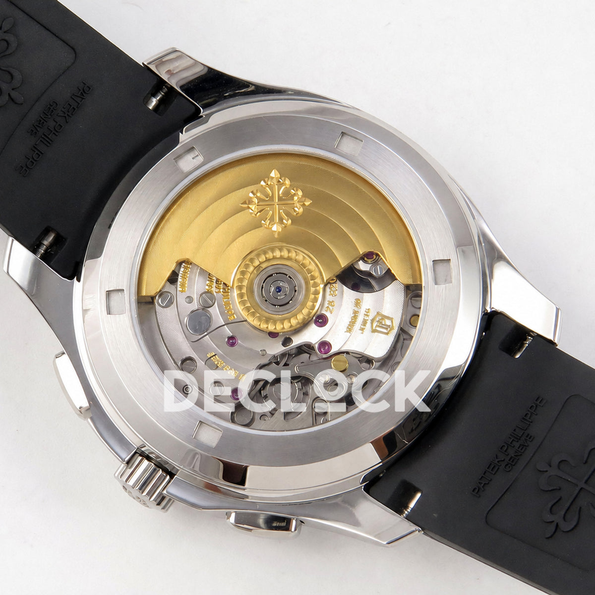 Patek Philippe Aquanaut 42.5mm 5968 Gray Dial Black Strap DDF A520 Replica