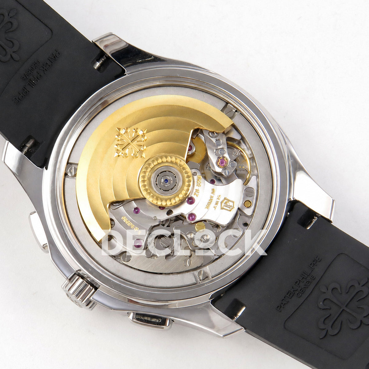 Patek Philippe Aquanaut 42.5mm 5968 Gray Dial Black Strap DDF A520 Replica