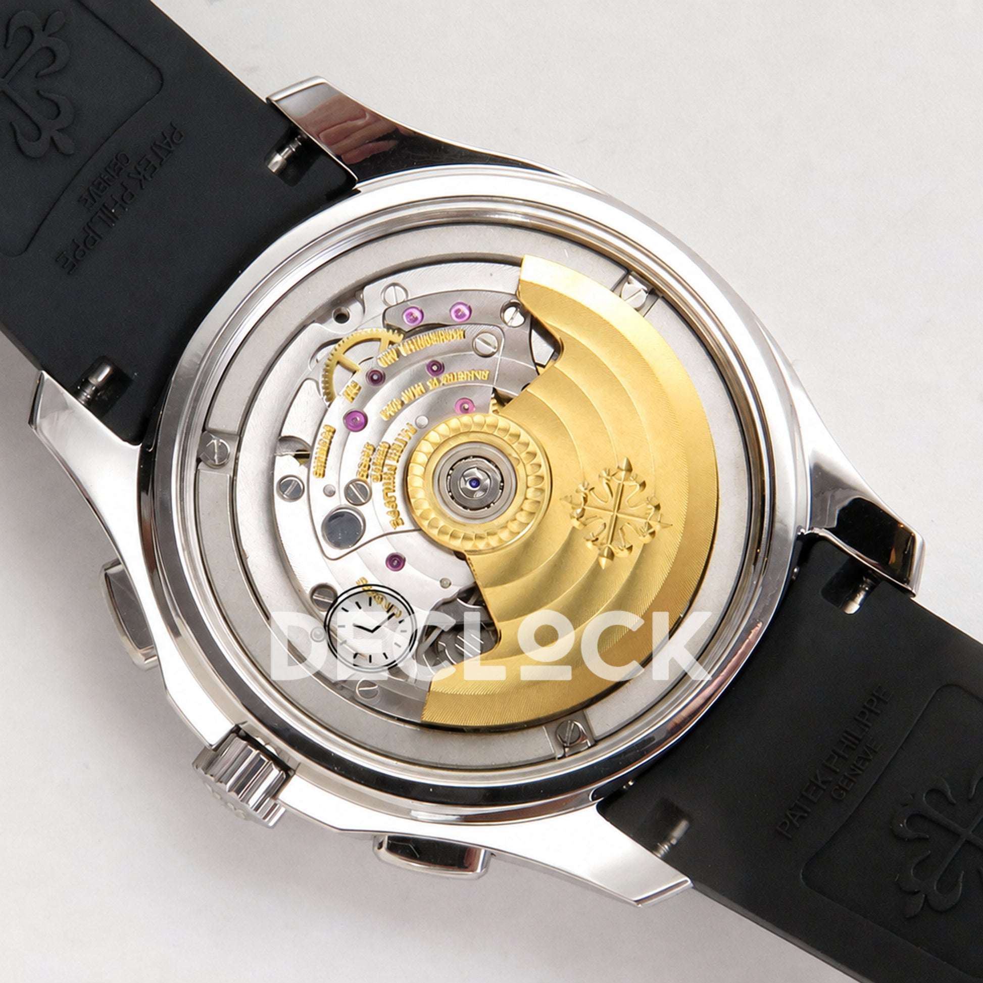 Patek Philippe Aquanaut 42.5mm 5968 Gray Dial Black Strap DDF A520 Replica