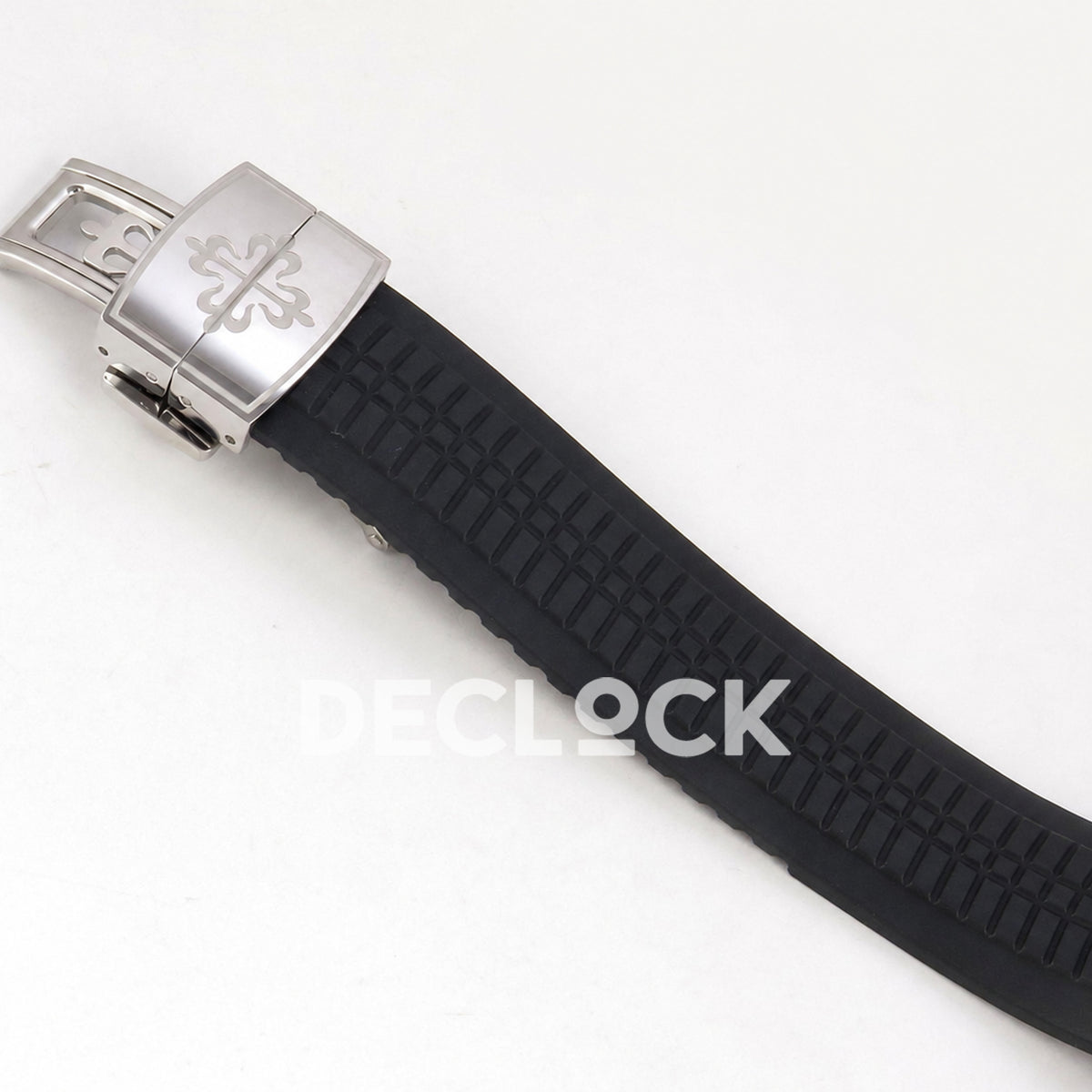 Patek Philippe Aquanaut 42.5mm 5968 Gray Dial Black Strap DDF A520 Replica