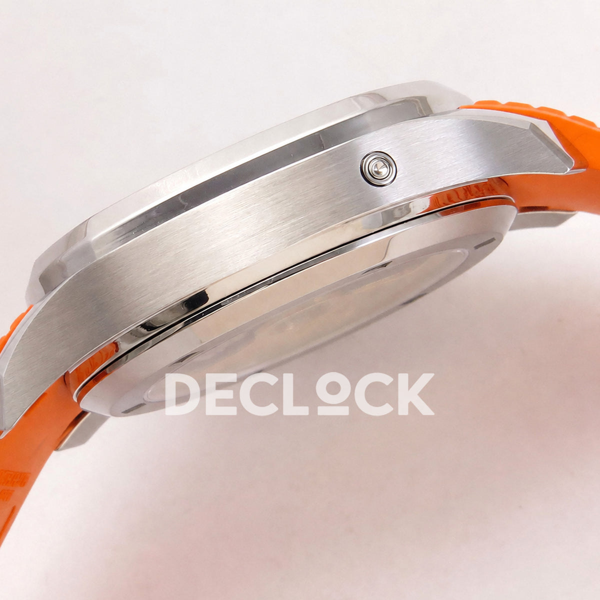 Patek Philippe Aquanaut 42.5mm 5968 Gray Dial Orange Strap DDF A520 Replica