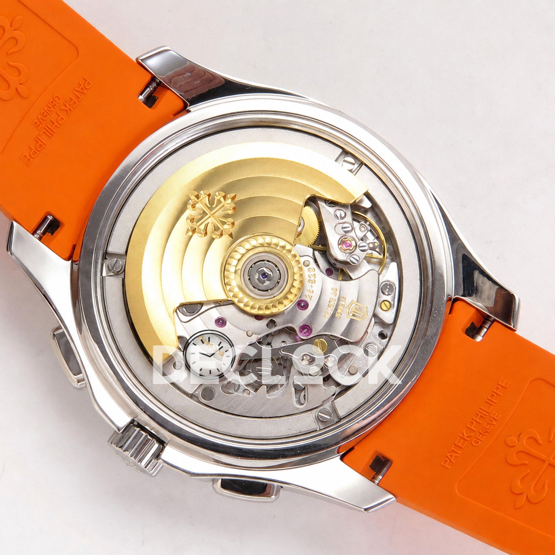 Patek Philippe Aquanaut 42.5mm 5968 Gray Dial Orange Strap DDF A520 Replica