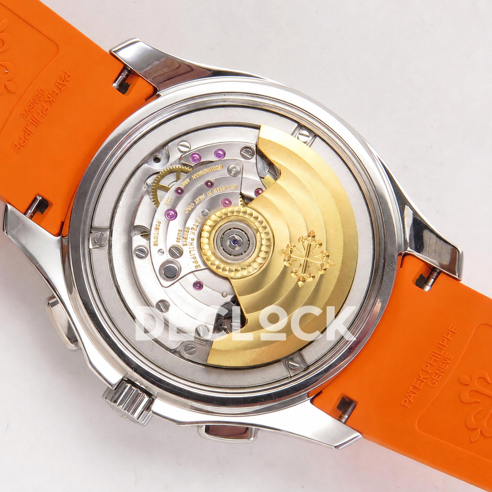 Patek Philippe Aquanaut 42.5mm 5968 Gray Dial Orange Strap DDF A520 Replica