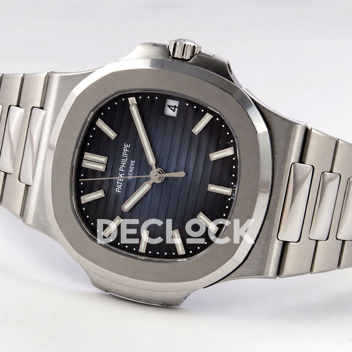 Patek Philippe Nautilus 5711 AGF, blue dial, DPB330 — bracelet reverse angle