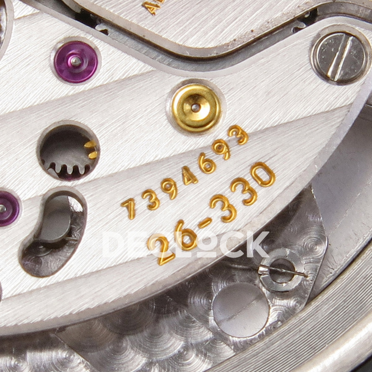 Patek Philippe Nautilus 5711 AGF, blue dial, DPB330 — calibre engraving