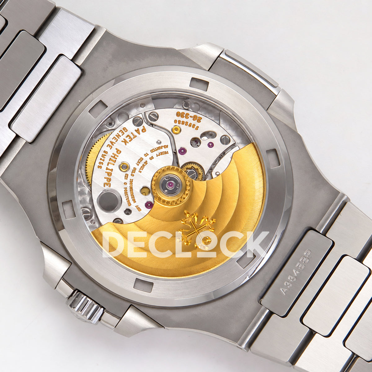 Patek Philippe Nautilus 5711 AGF, blue dial, DPB330 — caseback