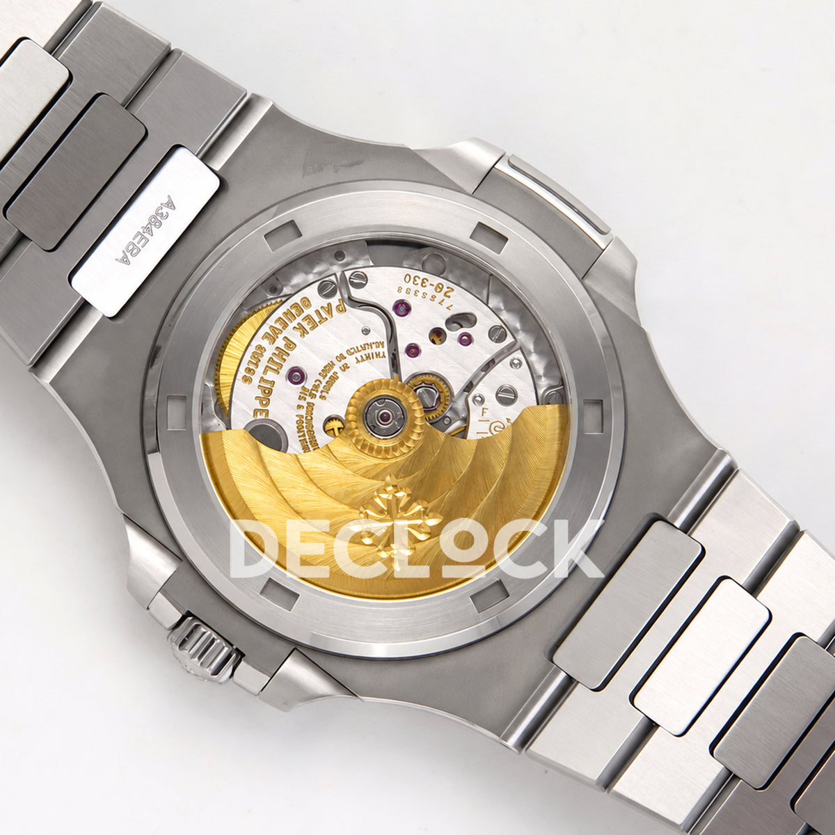 Patek Philippe Nautilus 5711 DDF 2006 V2, blue dial, DPB330 — caseback