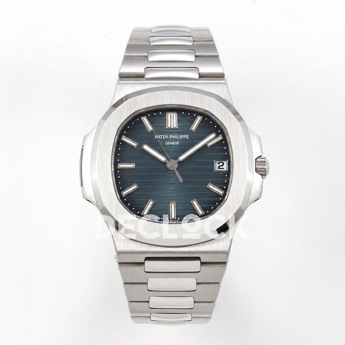 Patek Philippe Nautilus 5711 DDF 2006 V2, blue dial, DPB330 — front