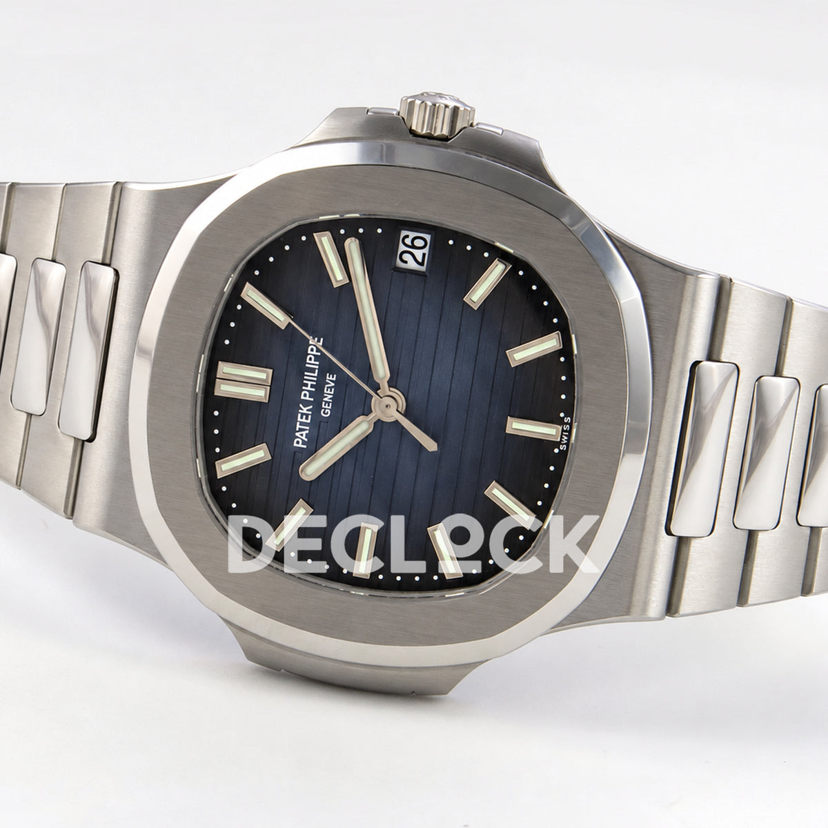 Patek Philippe Nautilus 5711 PPF, blue dial, JH330 — bracelet reverse angle