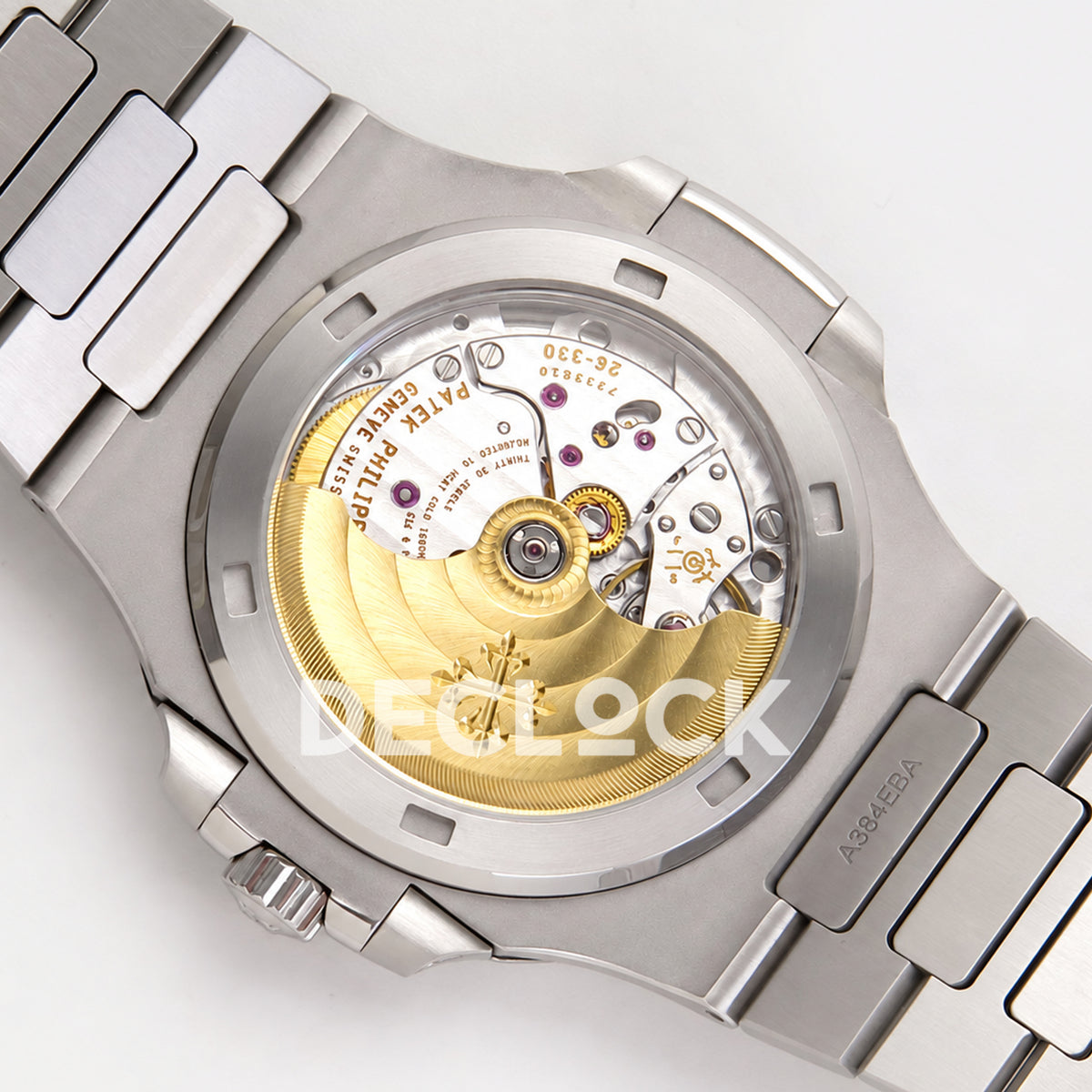 Patek Philippe Nautilus 5711 PPF, blue dial, JH330 — caseback