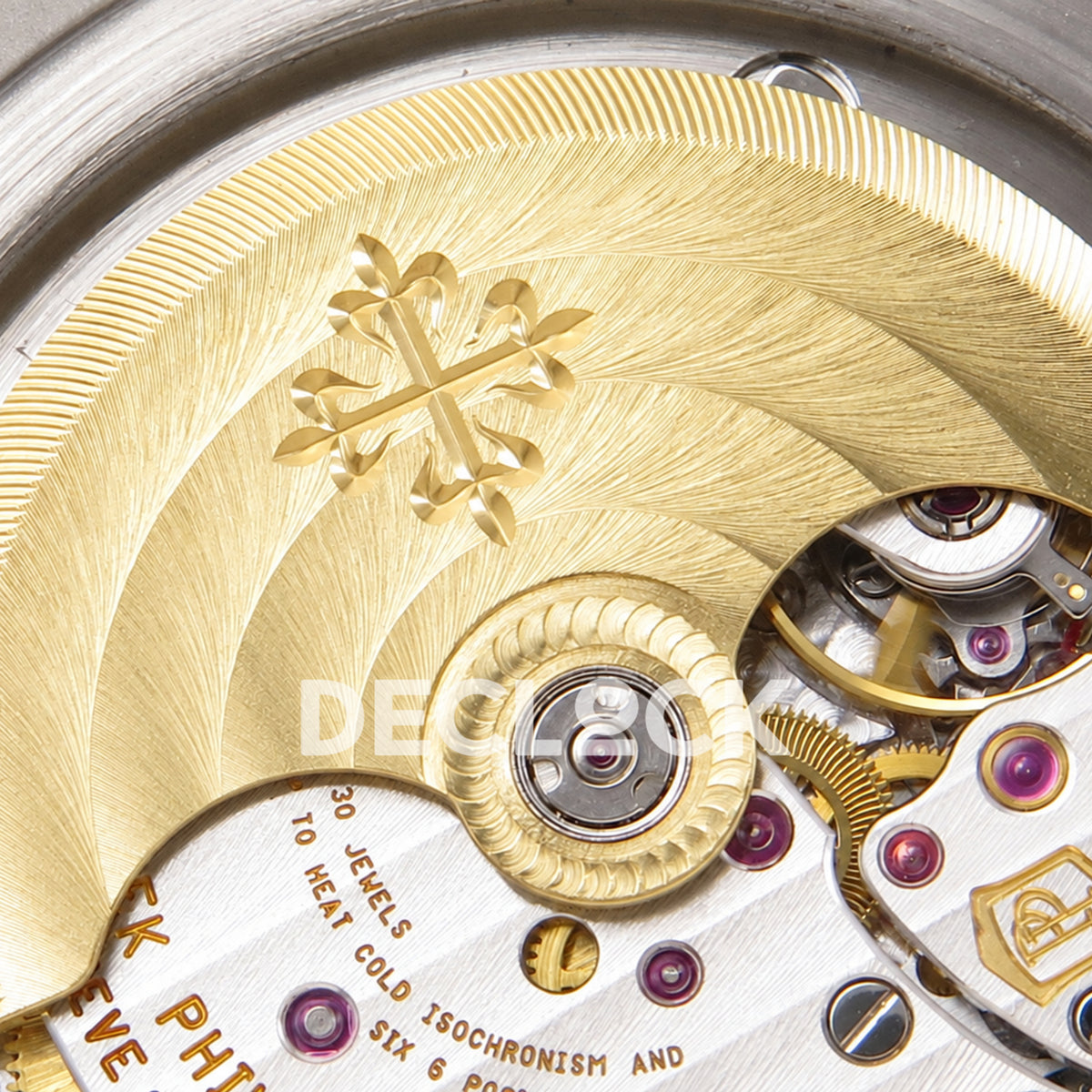 Patek Philippe Nautilus 5711 PPF, blue dial, JH330 — rotor detail