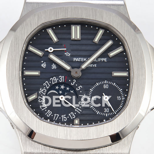 Patek Philippe Nautilus 5712/1A-001 UMI blue dial - dial close up