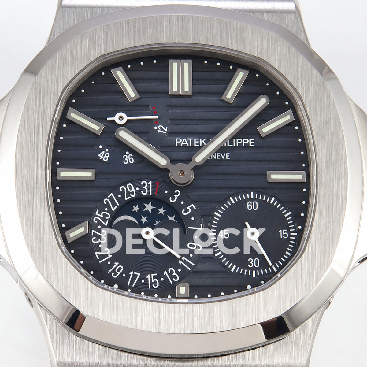 Patek Philippe Nautilus 5712/1A-001 UMI blue dial - dial close up