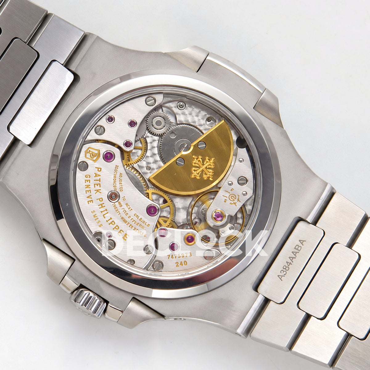 Patek Philippe Nautilus 5712/1A-001 UMI blue dial - movement caseback