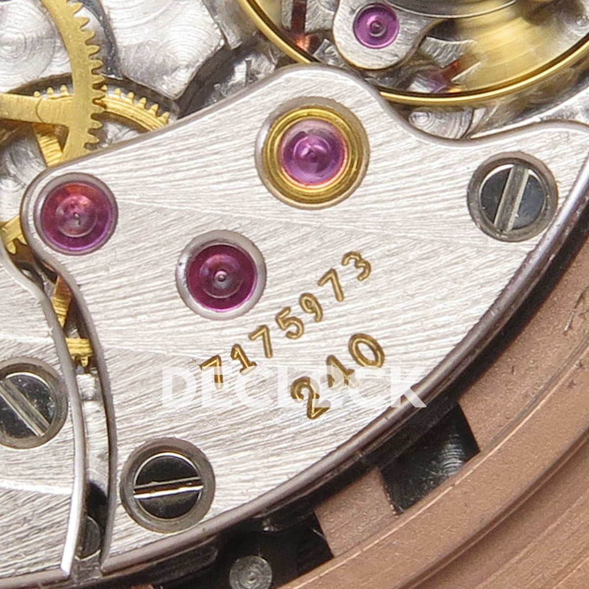 Patek Philippe Nautilus 5712/1R-001 UMI Brown Dial Rose Gold PP240 Free Sprung replica - calibre 240 detail