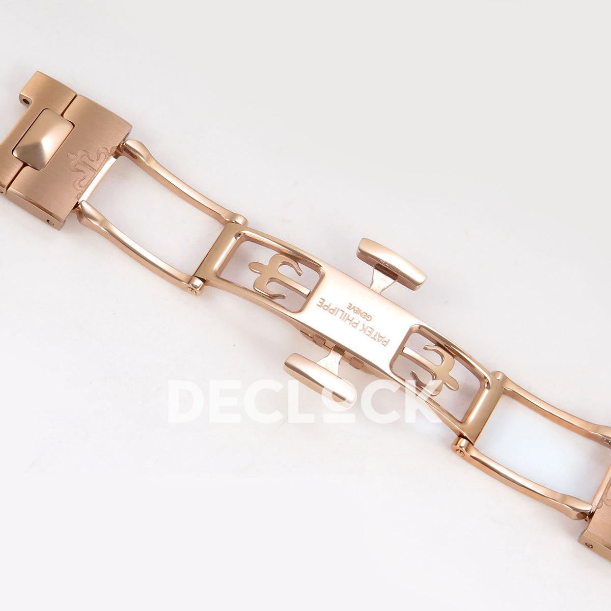 Patek Philippe Nautilus 5712/1R-001 UMI Brown Dial Rose Gold PP240 Free Sprung replica - open clasp