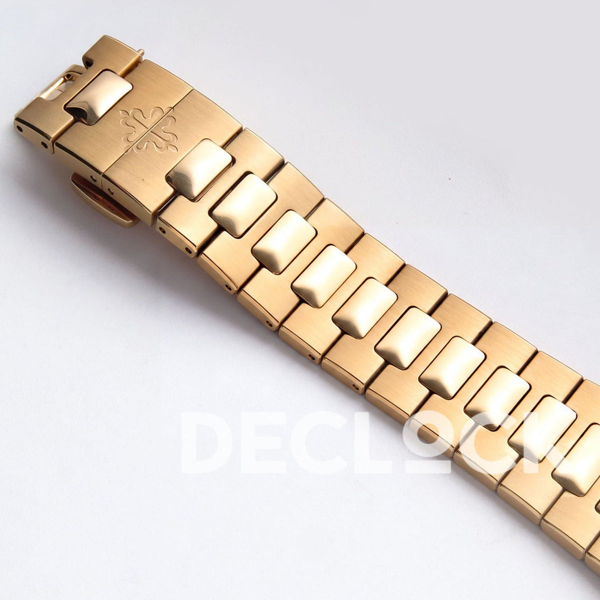 Patek Philippe Nautilus 5712/1R PPF V4+ brown dial rose-gold-plated steel watch, outer bracelet and clasp