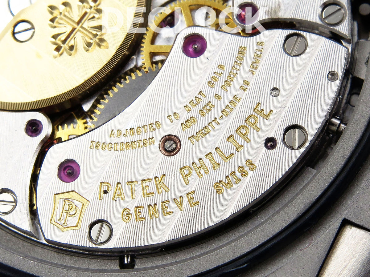 Patek Philippe Nautilus 5712 PPF V4+ complete bridge engraving, 29 jewels and Patek shield