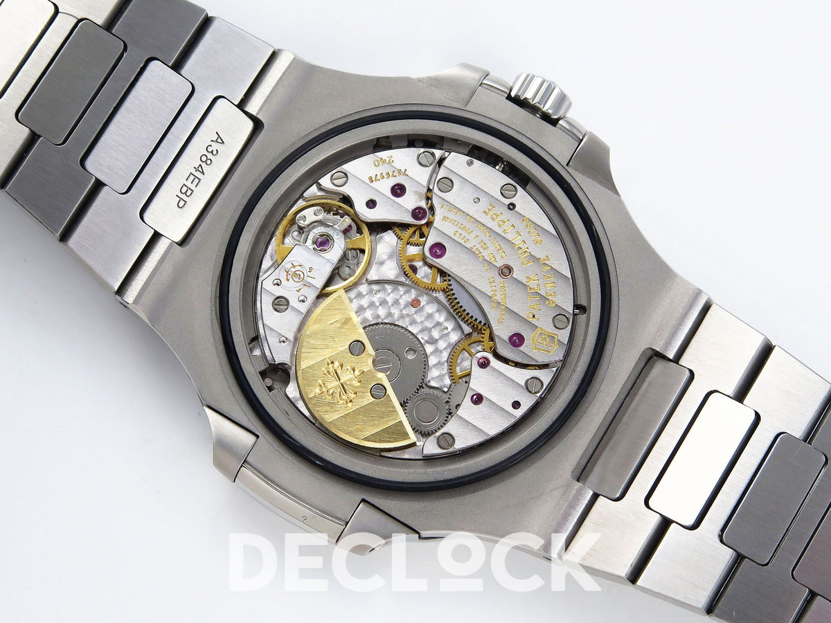 Patek Philippe Nautilus 5712 PPF V4+ PPF240 open movement and black caseback gasket