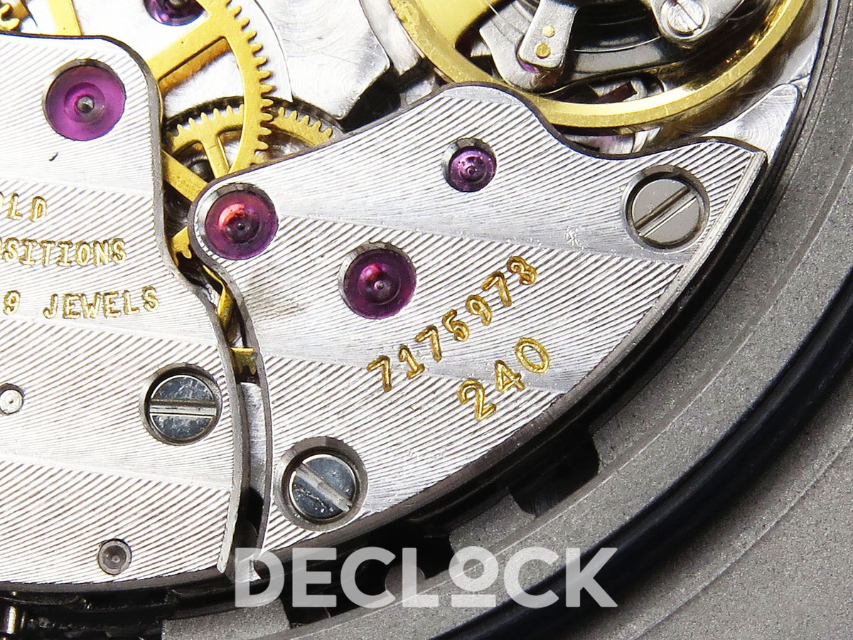 Patek Philippe Nautilus 5712 PPF V4+ photographed movement serial 7176978 and calibre 240