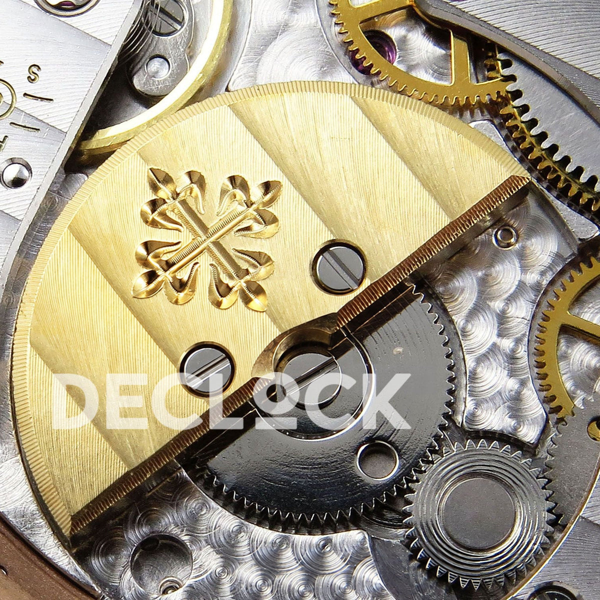 Patek Philippe Nautilus 5712 PPF V4+ movement, gold tone micro-rotor and Calatrava cross macro